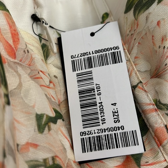 NWT ZIMMERMANN
Natura asymmetric strapless floral-print linen silk gauze gown 4 - Picture 2 of 12